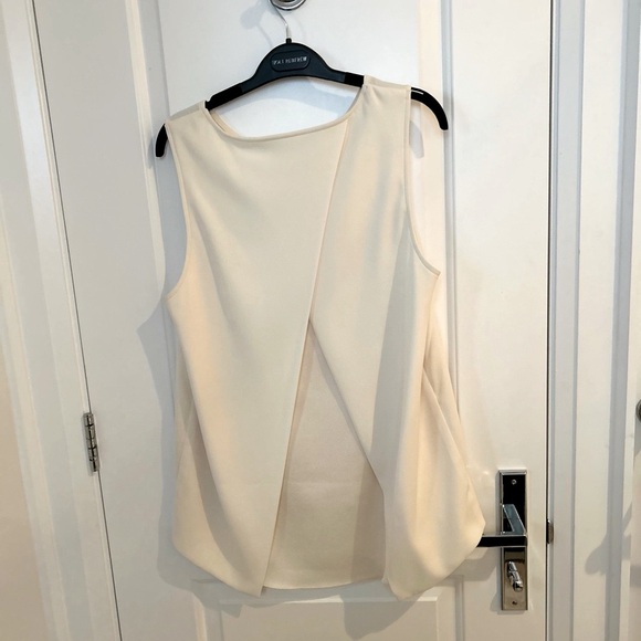 Rag and Bone Silk faux open back sleeveless top - Picture 3 of 5